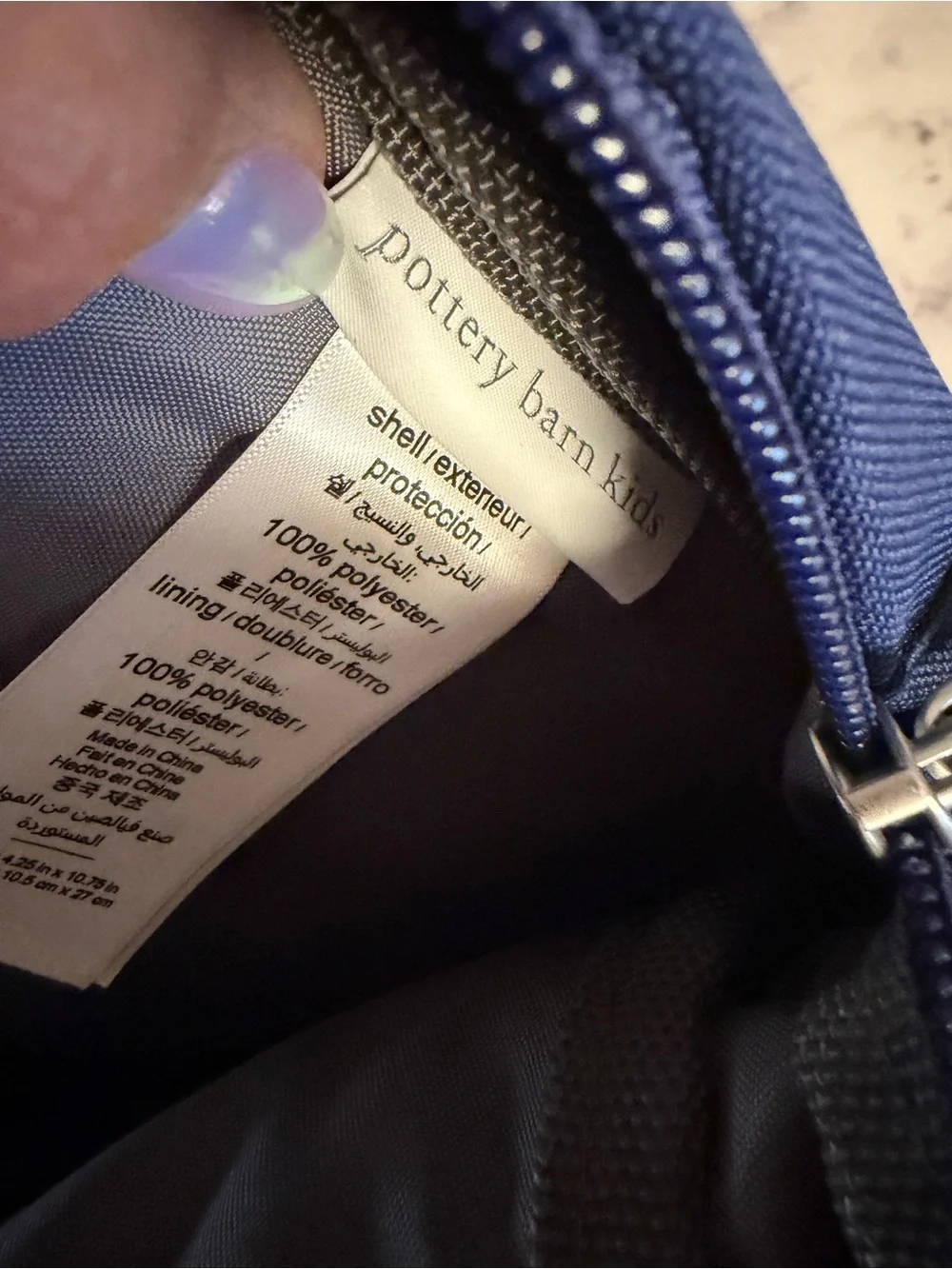 Pottery barn kids backpack